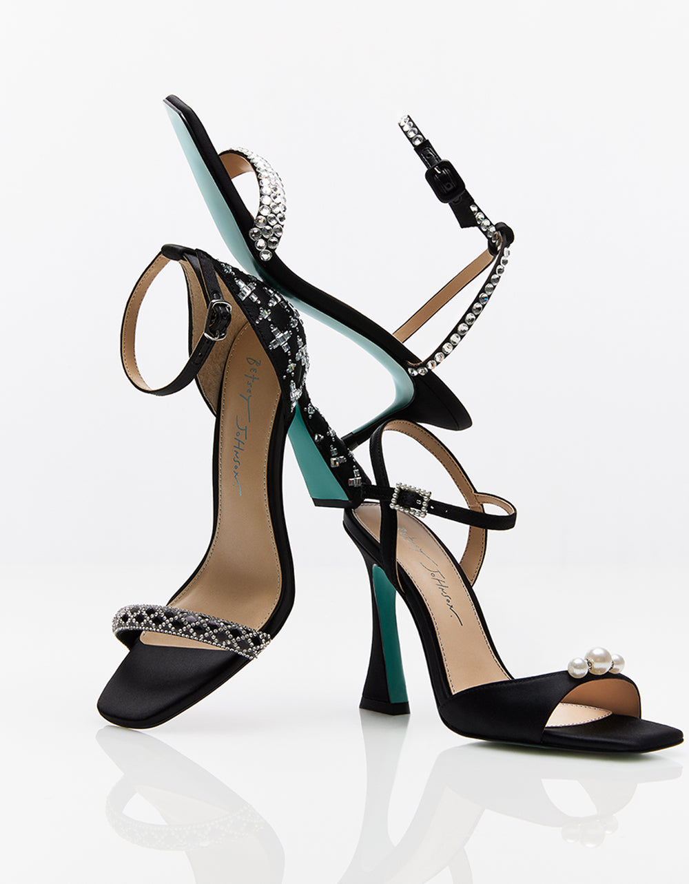 Betsey Johnson Quality | STONE BLACK Bridal Heels