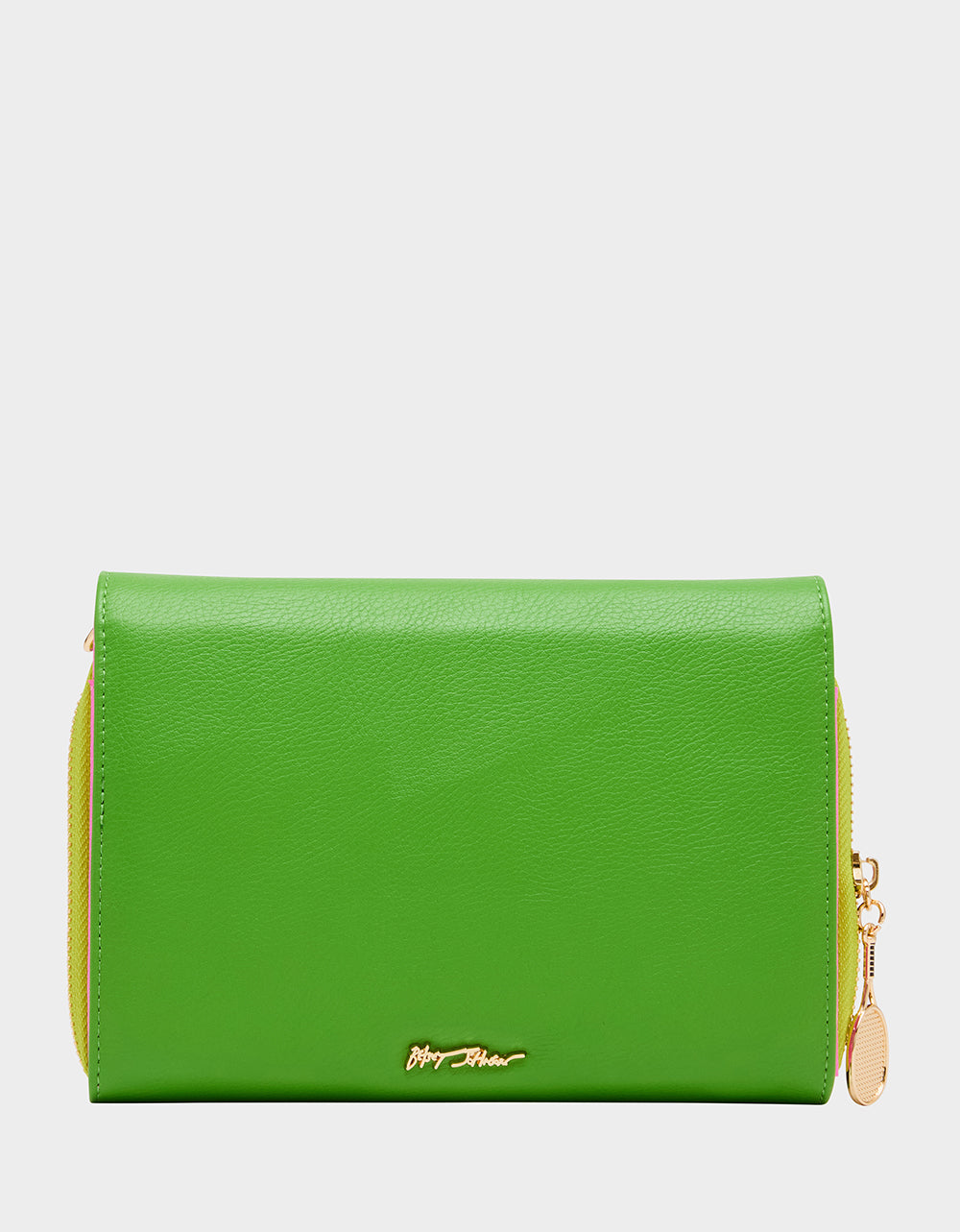 Betsey Johnson New | NET WORTH WALLET ON CHAIN GREEN Women's Tennis Wallet Crossbody Handbag