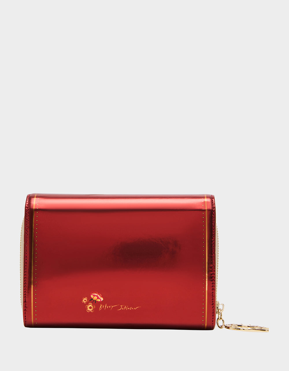 Betsey Johnson Deals | CHINESE NEW YEAR WALLET ON CHAIN RED Women's New Years Heart Crossbody Wallet
