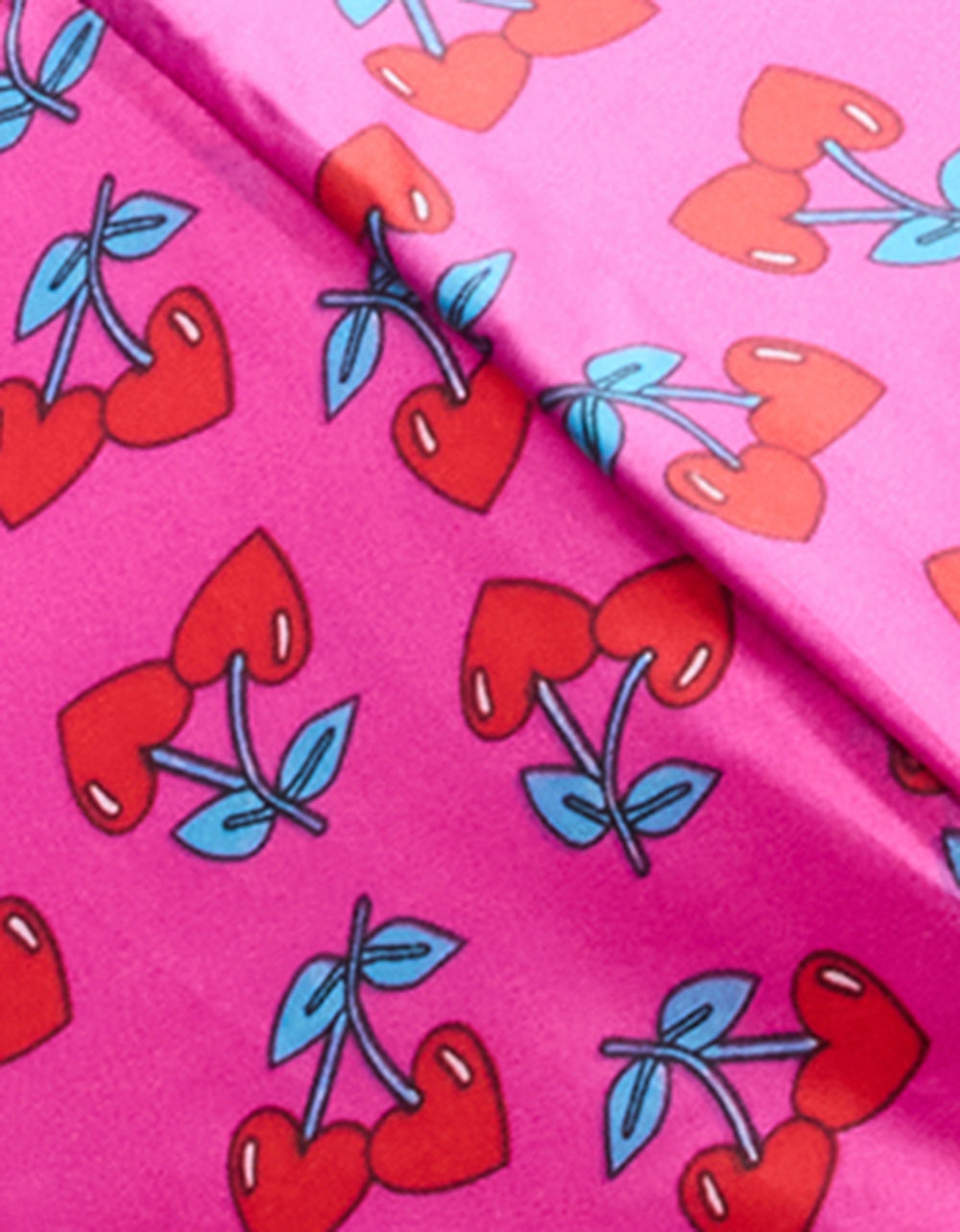 Betsey Johnson Classic | BETSEY'S CHERRY HEART PRINT UMBRELLA PINK MULTI