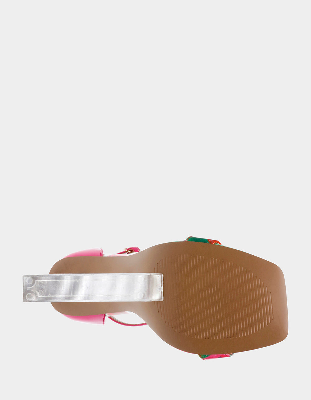Betsey Johnson Essential | HARLEN BERRY MULTI Clear Wedge Heel