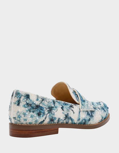 Betsey Johnson Value | ARON BLUE FLORAL Loafers