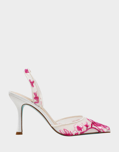 Betsey Johnson Trending | PATCH FUCHSIA Pointed-Toe Heel