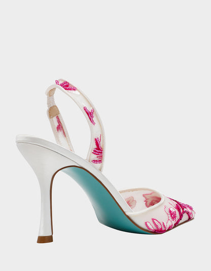 Betsey Johnson Trending | PATCH FUCHSIA Pointed-Toe Heel