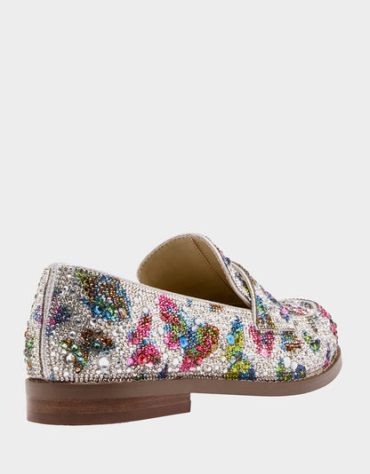 Betsey Johnson Deals | ARON SILVER BUTTERFLY Loafers