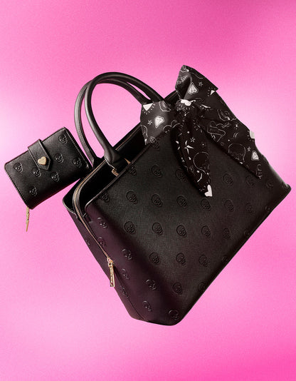 Betsey Johnson Trending | SKULLICIOUS BIFOLD WALLET BLACK