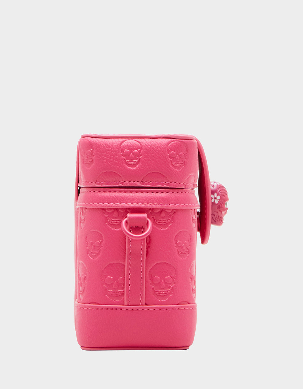 Betsey Johnson Latest | SKULL BOSS VANITY BAG PINK