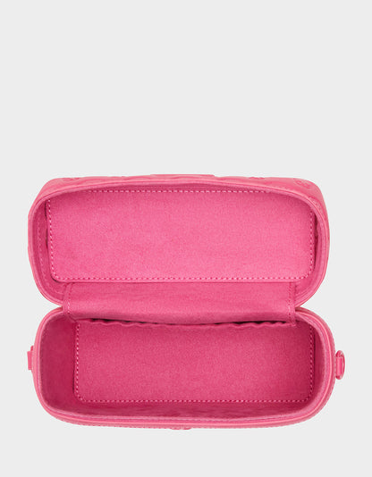 Betsey Johnson Latest | SKULL BOSS VANITY BAG PINK