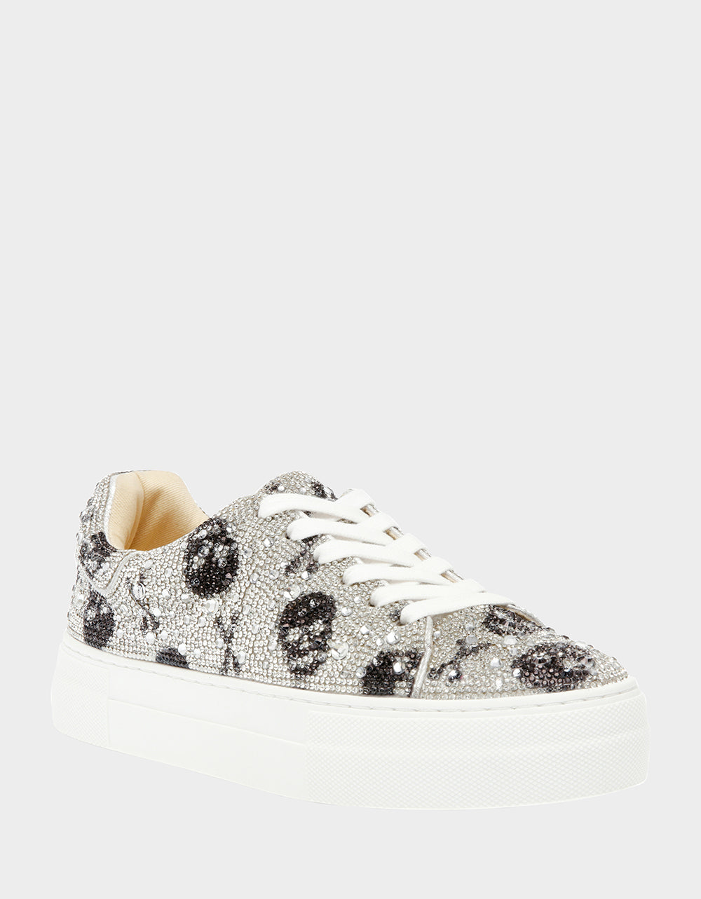 Betsey Johnson New | SIDNY SKULLS Rhinestone Sneaker