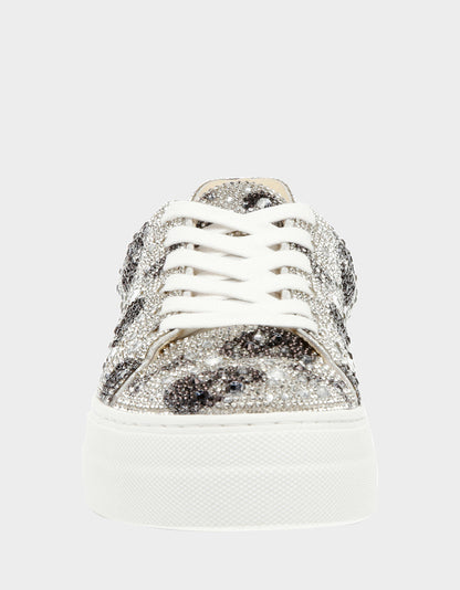 Betsey Johnson New | SIDNY SKULLS Rhinestone Sneaker