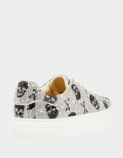 Betsey Johnson New | SIDNY SKULLS Rhinestone Sneaker