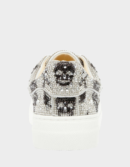 Betsey Johnson New | SIDNY SKULLS Rhinestone Sneaker