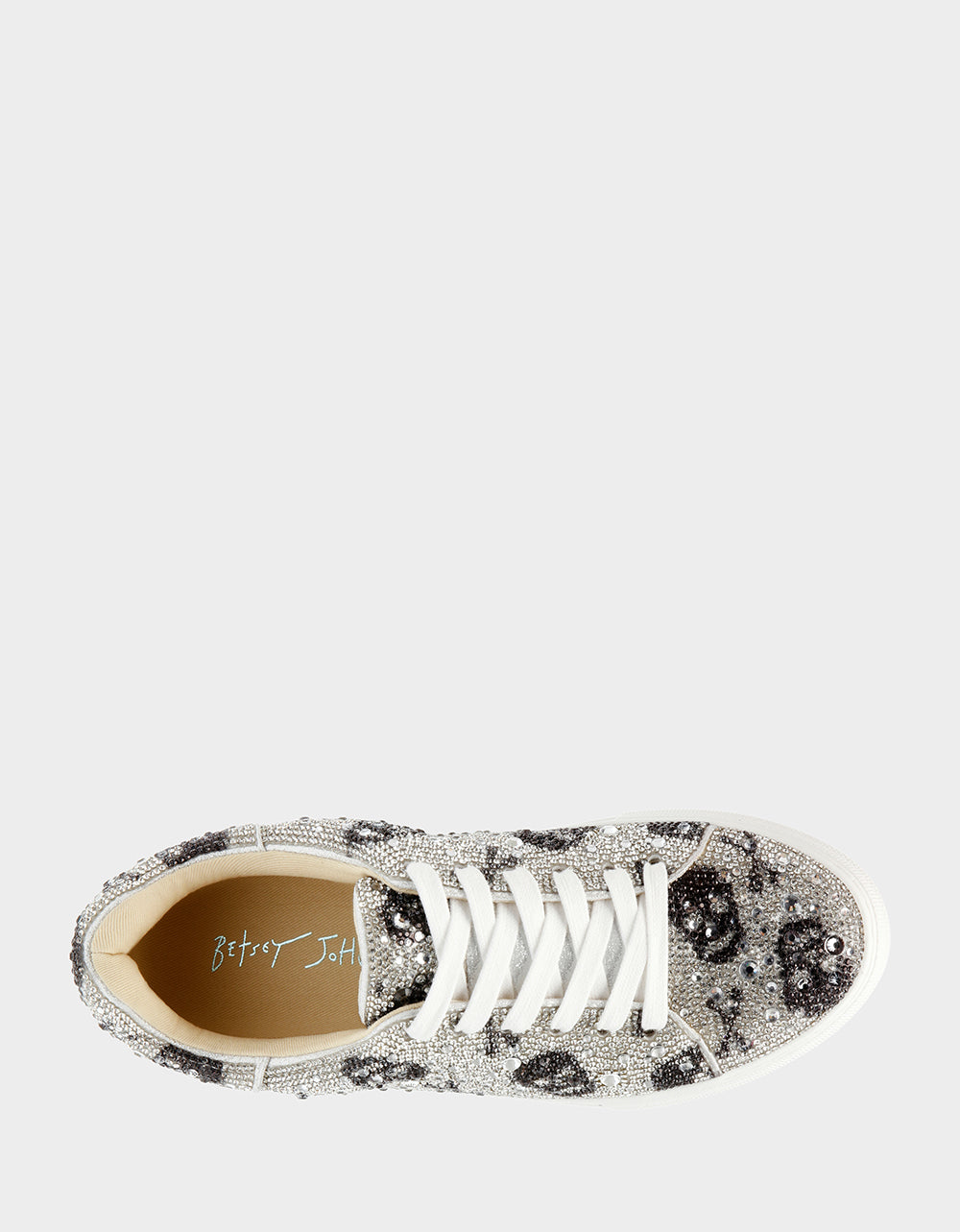 Betsey Johnson New | SIDNY SKULLS Rhinestone Sneaker