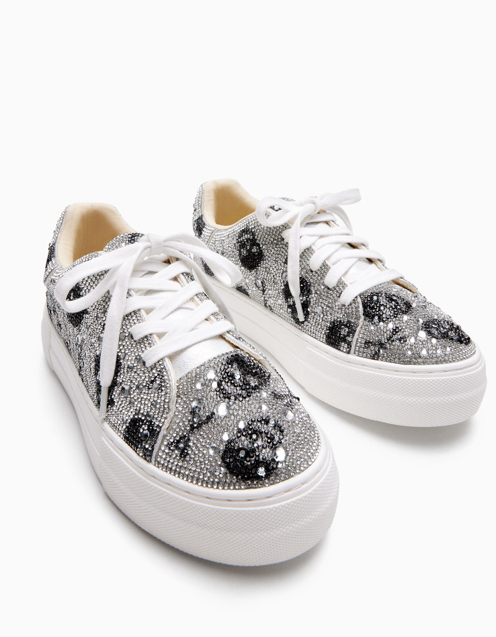 Betsey Johnson New | SIDNY SKULLS Rhinestone Sneaker
