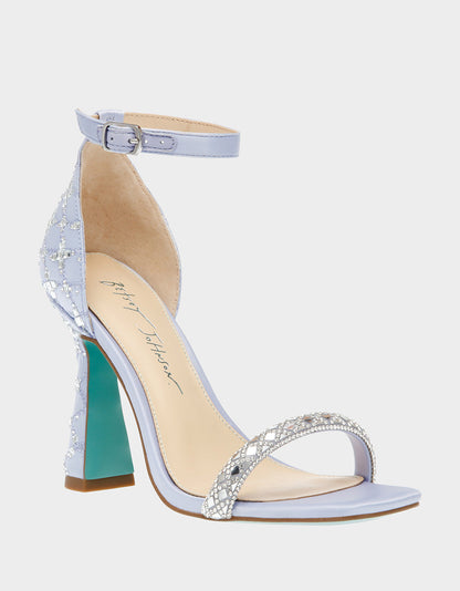 Betsey Johnson Trending | DEAN LILAC Rhinestone Heels