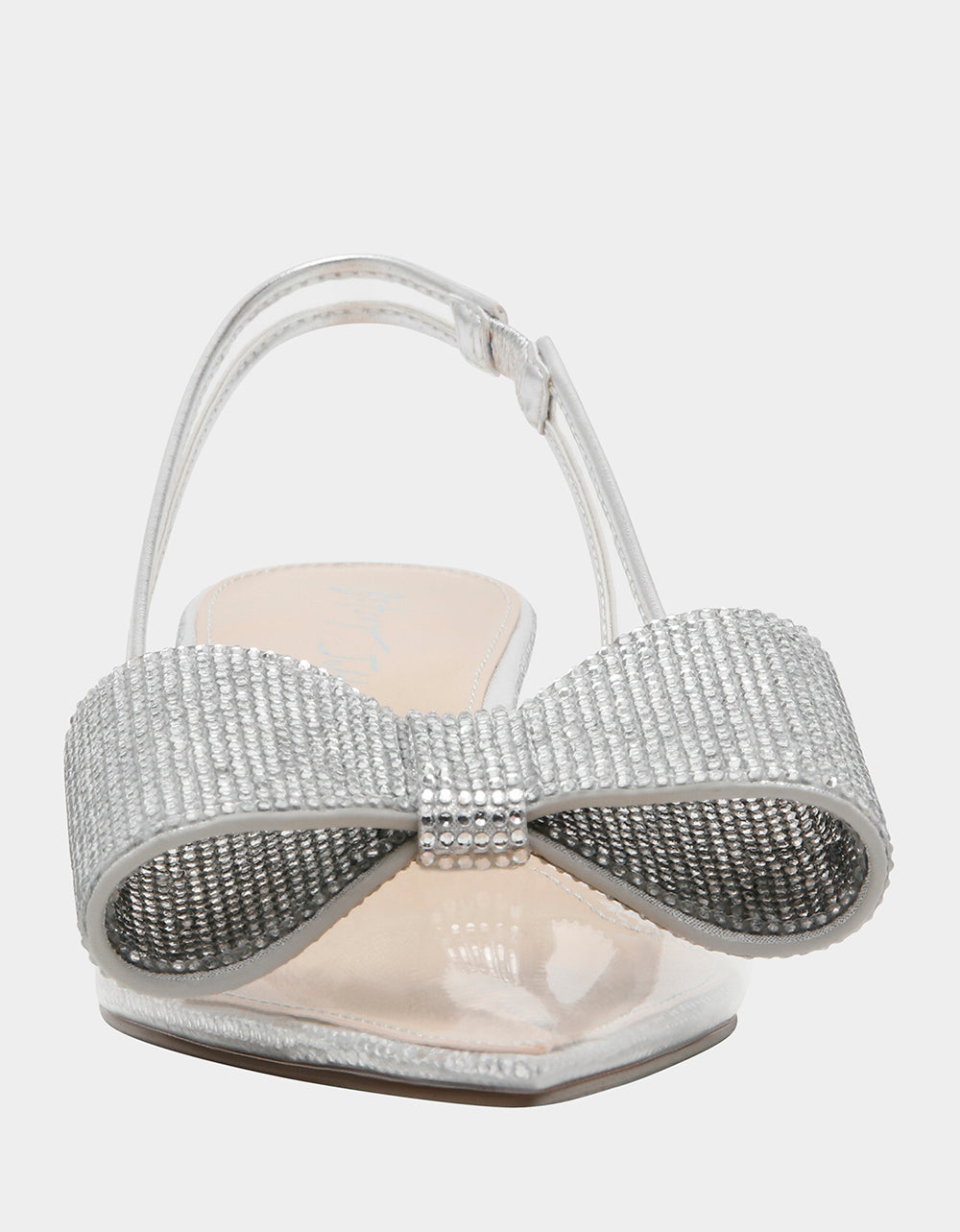 Betsey Johnson New | ALLI SILVER Slingback Kitten Heel