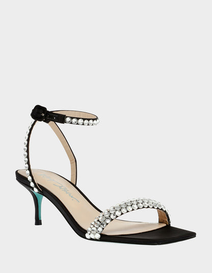 Betsey Johnson Quality | STONE BLACK Bridal Heels