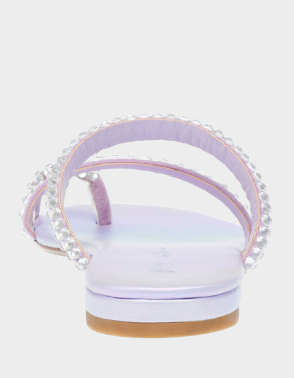 Betsey Johnson Quality | SILAS LAVENDER Strappy Sandals