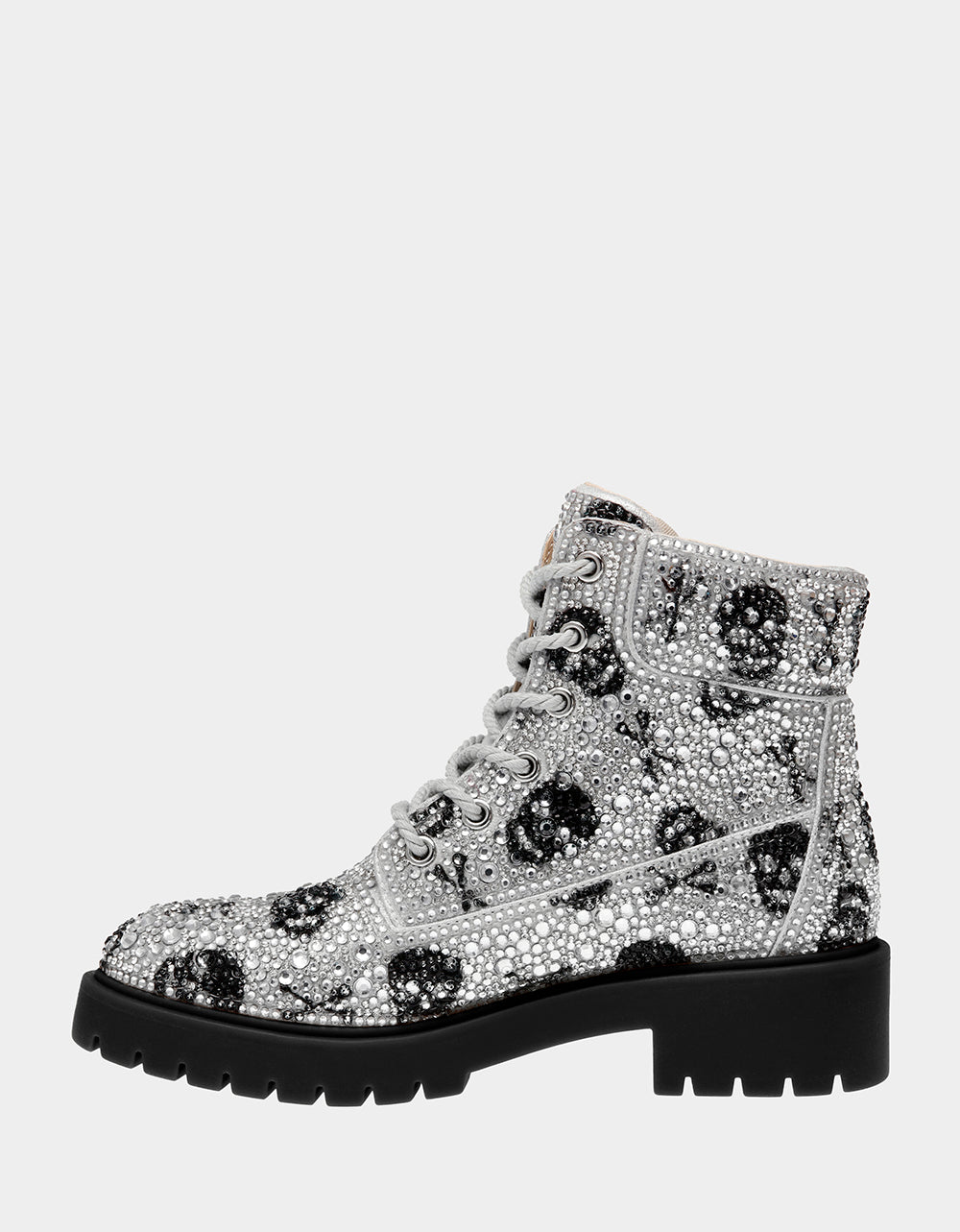Betsey Johnson Premium | HUDSN Rhinestone Skull Print Booties