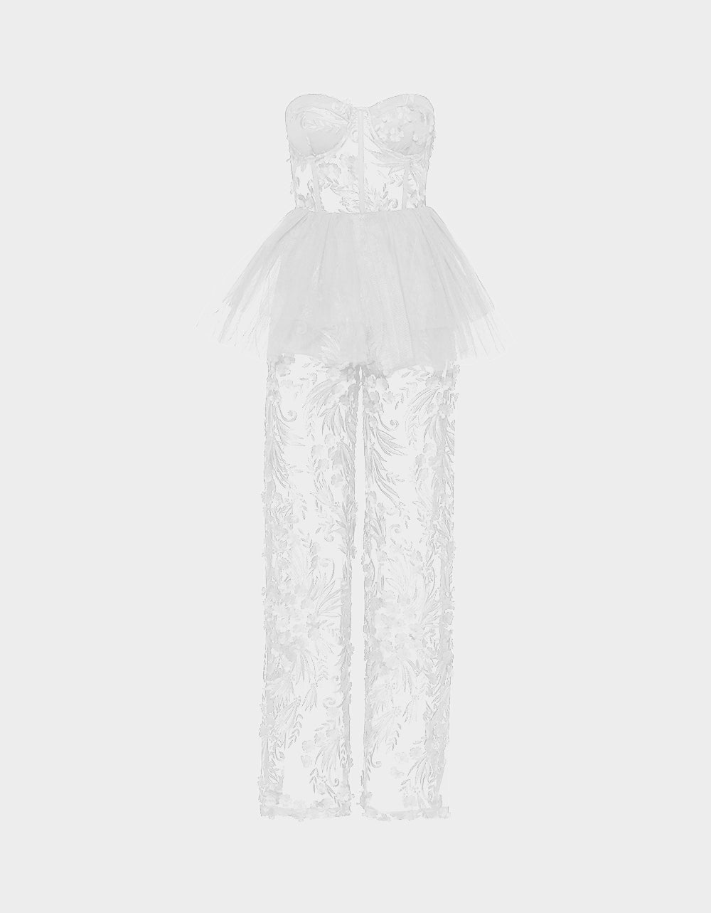 Betsey Johnson Top Pick | JENNA JUMPSUIT WHITE