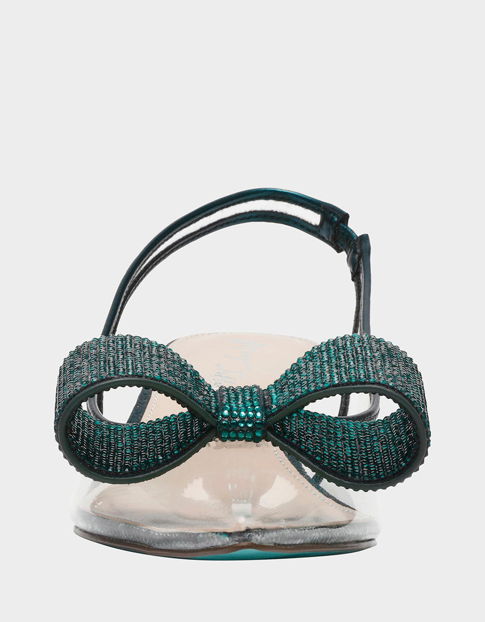 Betsey Johnson Smart Buy | ALLI EMERALD Slingback Kitten Heel
