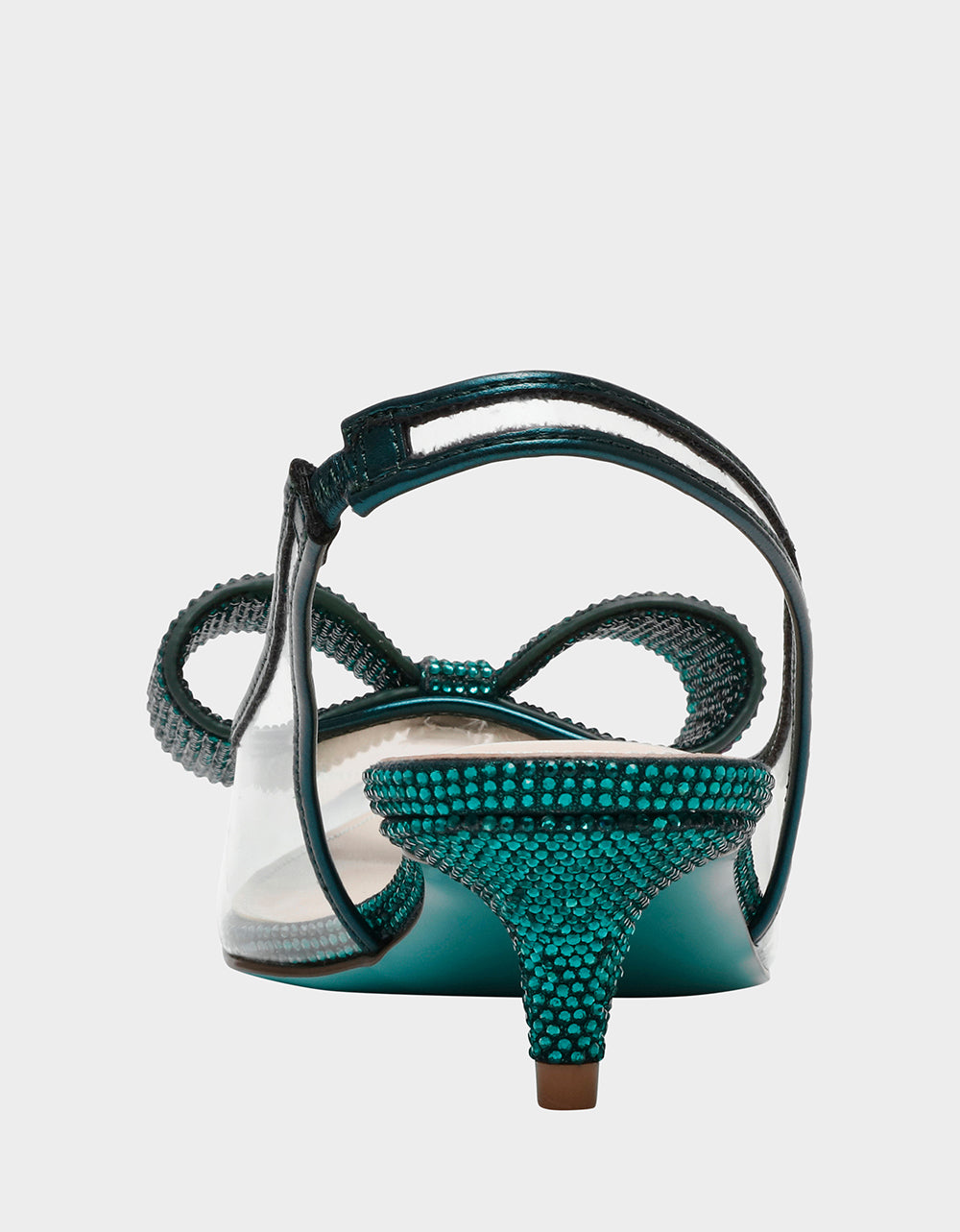 Betsey Johnson Smart Buy | ALLI EMERALD Slingback Kitten Heel
