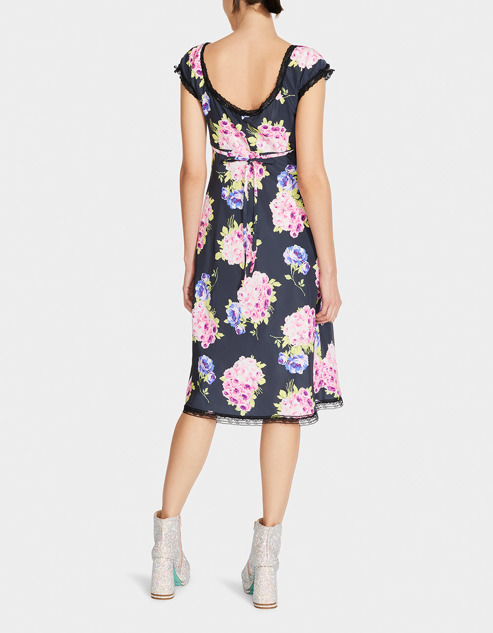 Betsey Johnson Sale | MALIBU MIDI DRESS BLACK