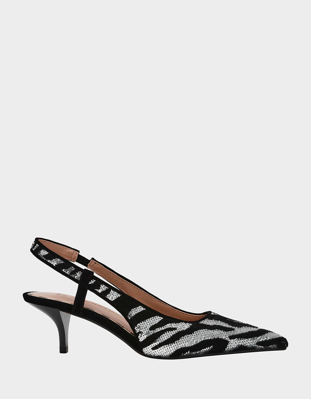 Betsey Johnson Top Pick | WILLAH BLACK Slingback Kitten Heel