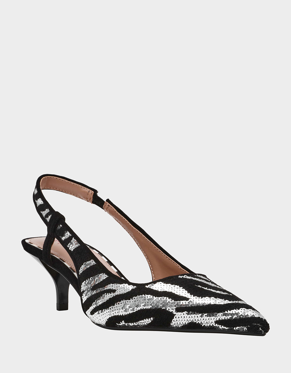 Betsey Johnson Top Pick | WILLAH BLACK Slingback Kitten Heel