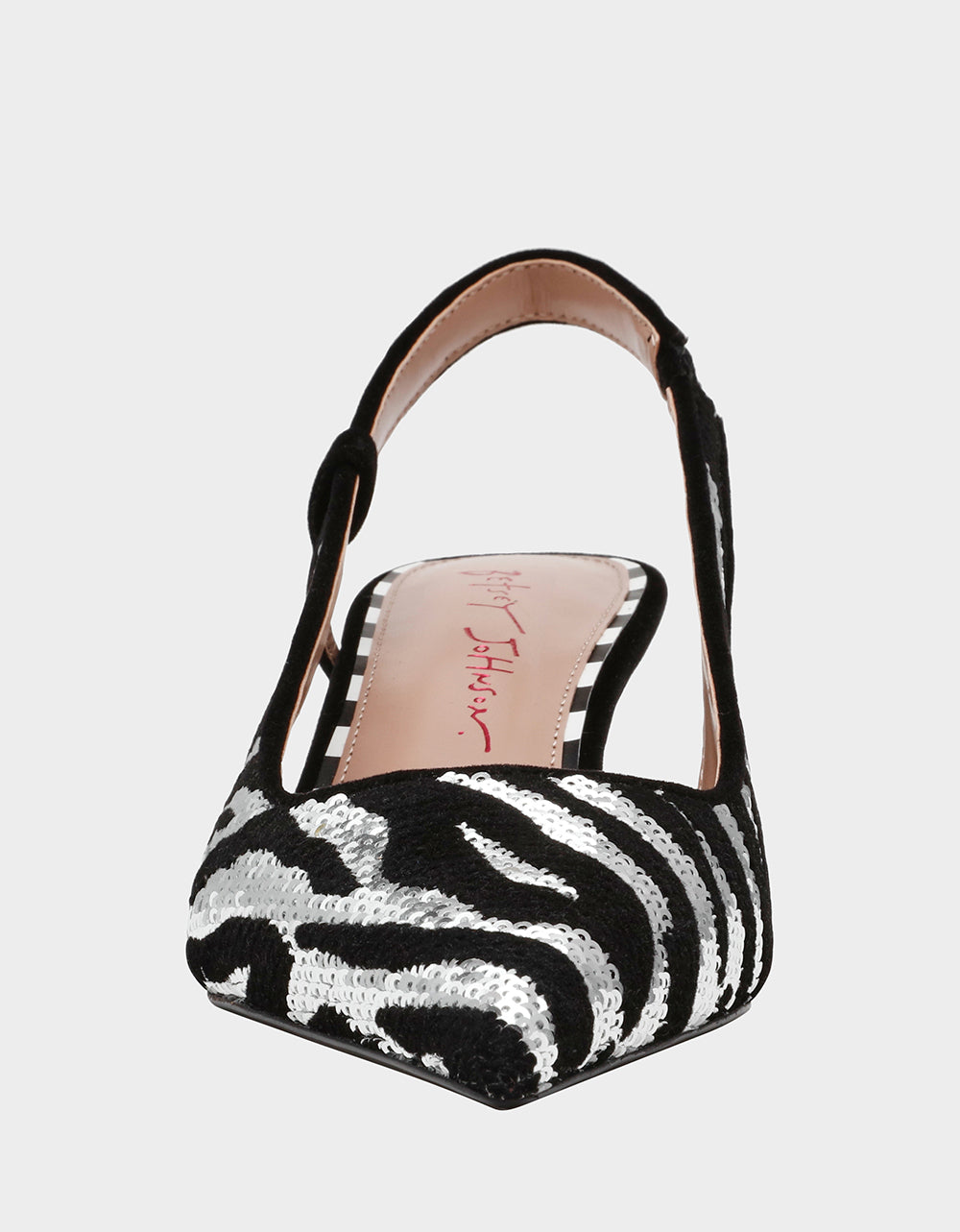 Betsey Johnson Top Pick | WILLAH BLACK Slingback Kitten Heel