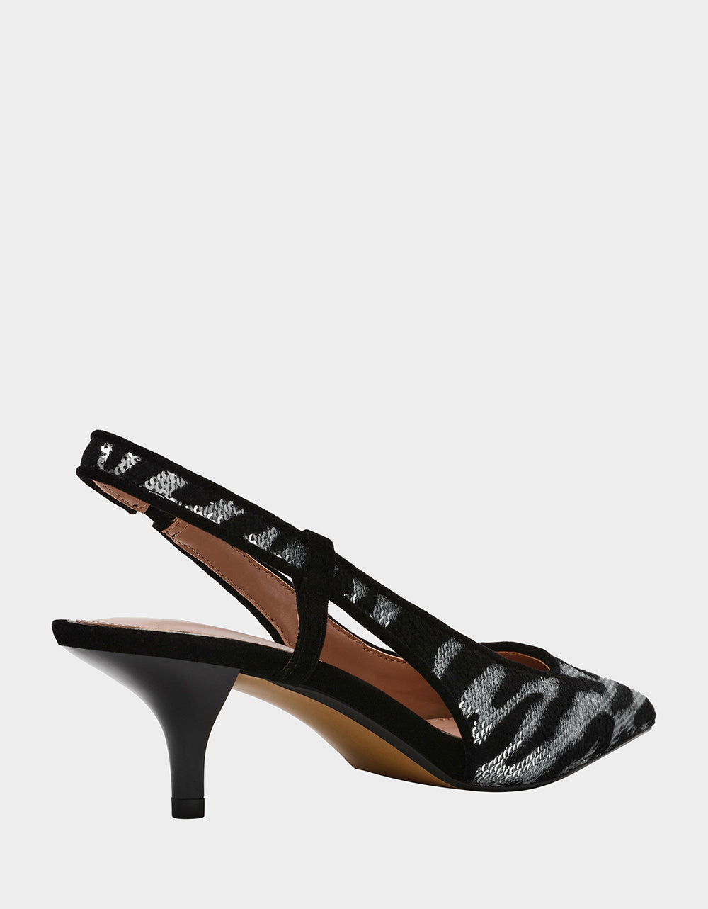 Betsey Johnson Top Pick | WILLAH BLACK Slingback Kitten Heel