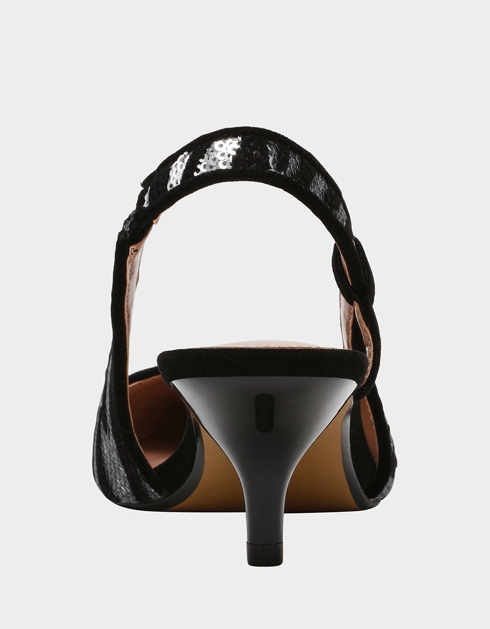 Betsey Johnson Top Pick | WILLAH BLACK Slingback Kitten Heel