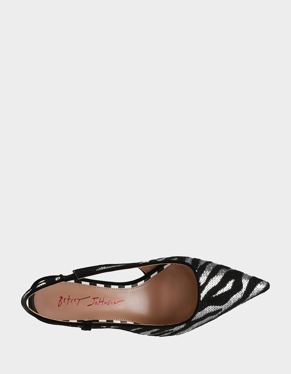 Betsey Johnson Top Pick | WILLAH BLACK Slingback Kitten Heel
