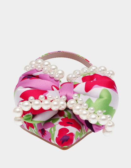 Betsey Johnson Value | CAMILO WHITE MULTI Floral Slingback Flats