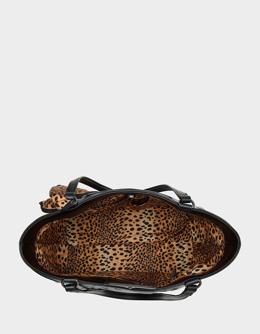 Betsey Johnson New | SKULLICIOUS TOTE WITH SCARF BLACK Women's Black Skull Tote Handbag
