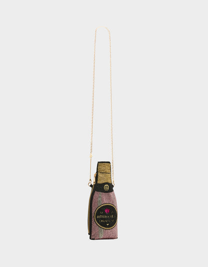 Betsey Johnson Customer Favorite | KITSCH BUBBLES SHOULDER BAG PINK Women's Valentine's Day Champagne Bubble Beaded Shoulder Handbag