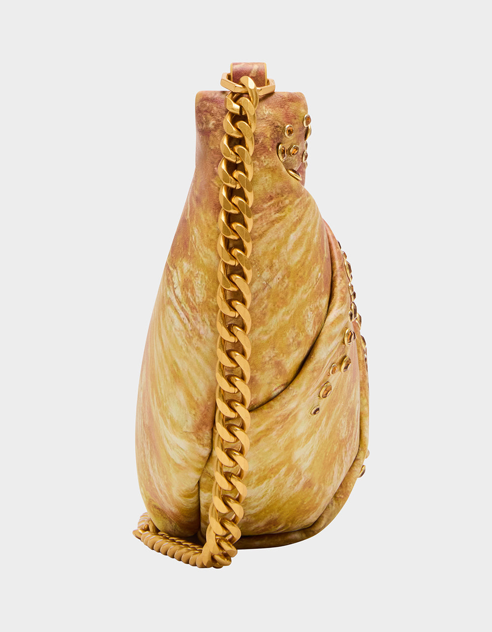 Betsey Johnson New | KITSCH RISE + SHINE SHOULDER BAG TAN Women's Kitsch Croissant Handbag