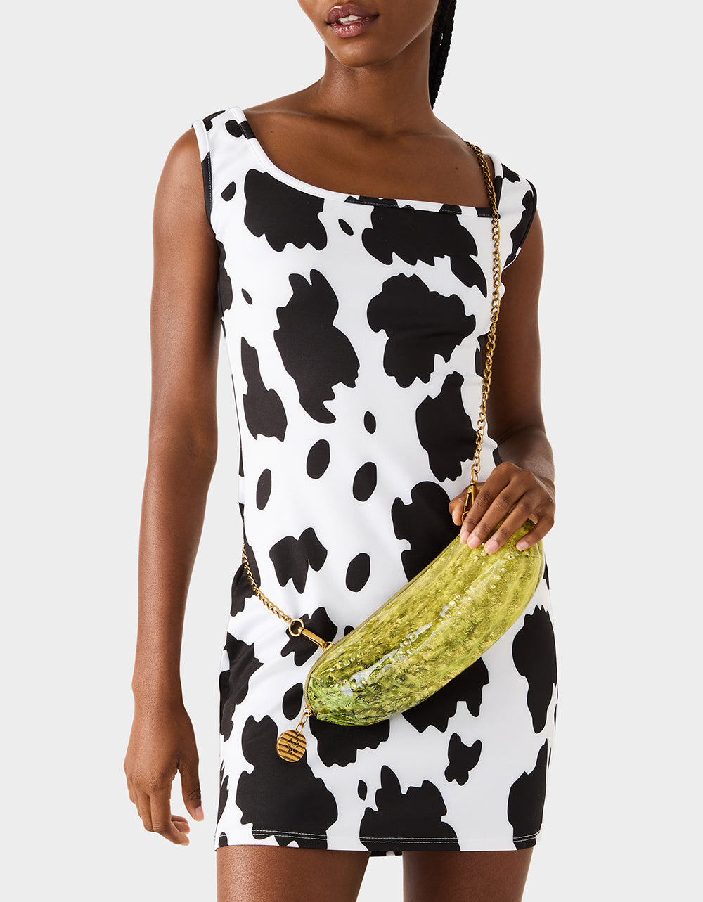 Betsey Johnson Best Seller | A BIG DILL GREEN Women's Kitsch Food Dill Pickle Crossbody Handbag