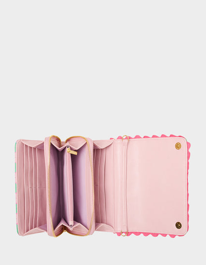 Betsey Johnson Deals | GONE CLUBBING WALLET ON CHAIN MULTI Golf Crossbody Women's Wallet Handbag