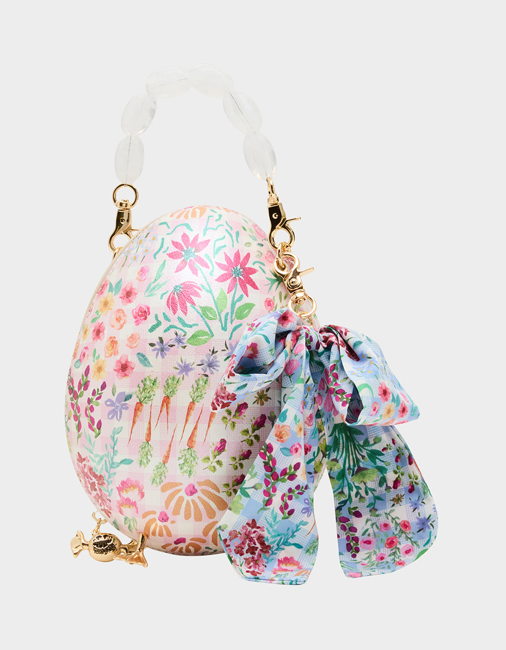 Betsey Johnson Deals | THE PLOT CHICKENS MULTI Women's Kitsch Beaded Strap Crossbody Handbag