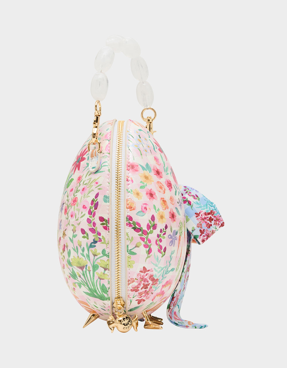 Betsey Johnson Deals | THE PLOT CHICKENS MULTI Women's Kitsch Beaded Strap Crossbody Handbag