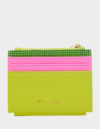 Betsey Johnson New | NET WORTH WALLET GREEN Bifold Tennis Women's Wallet