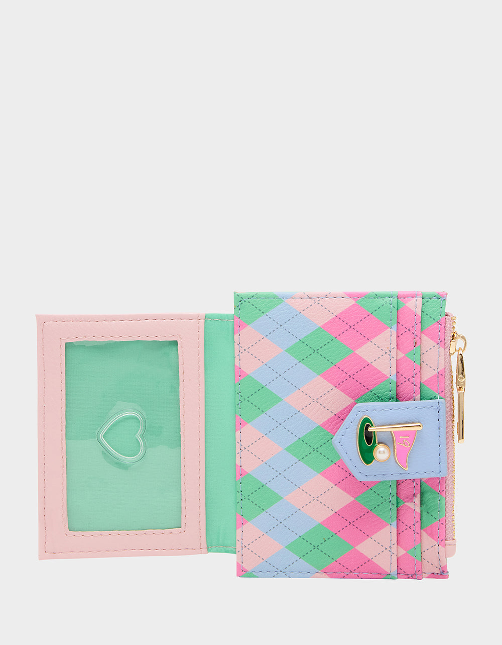 Betsey Johnson Classic | 19TH HOLE WALLET PINK MULTI Bifold Golf Women's Wallet