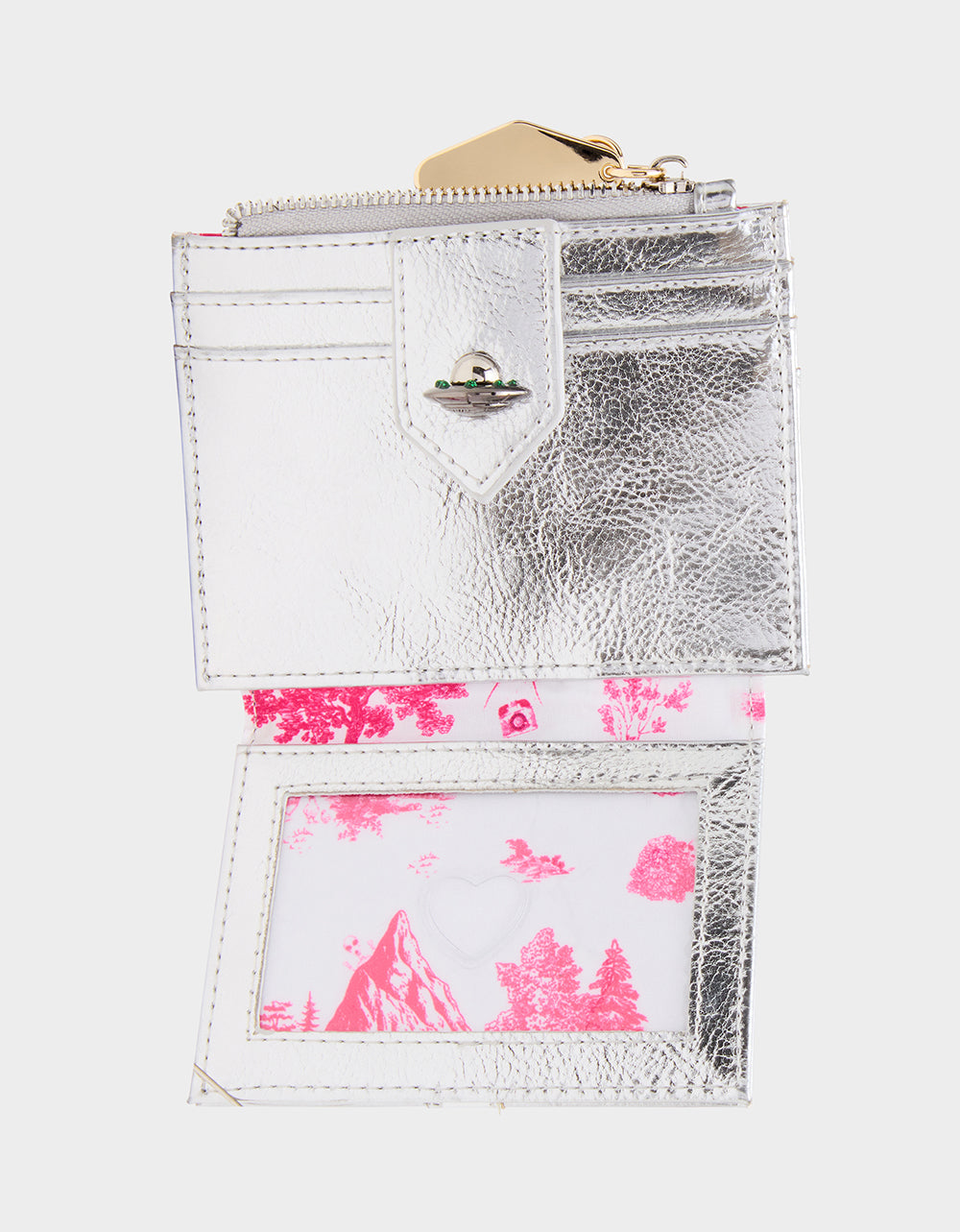 Betsey Johnson Trending | OUT OF THIS WORLD BUNDLE Women's Rhinestone Alien Crossbody Handbag and Wallet Set