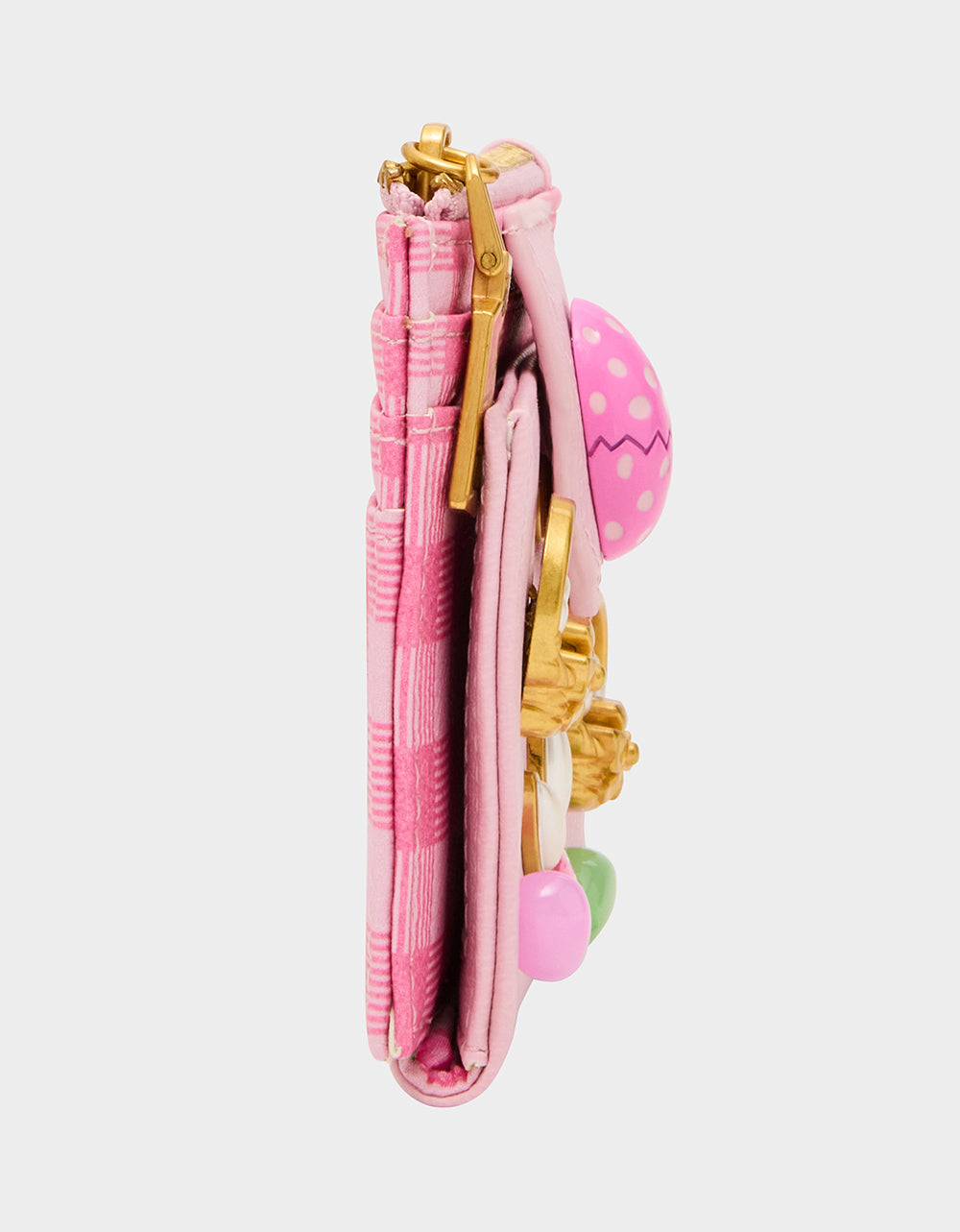 Betsey Johnson Value | A TISKET A TASKET WALLET PINK MULTI Bifold Easter Women's Wallet
