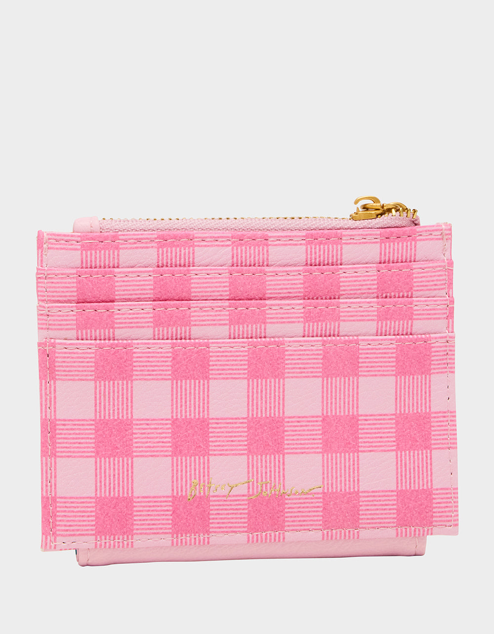 Betsey Johnson Value | A TISKET A TASKET WALLET PINK MULTI Bifold Easter Women's Wallet