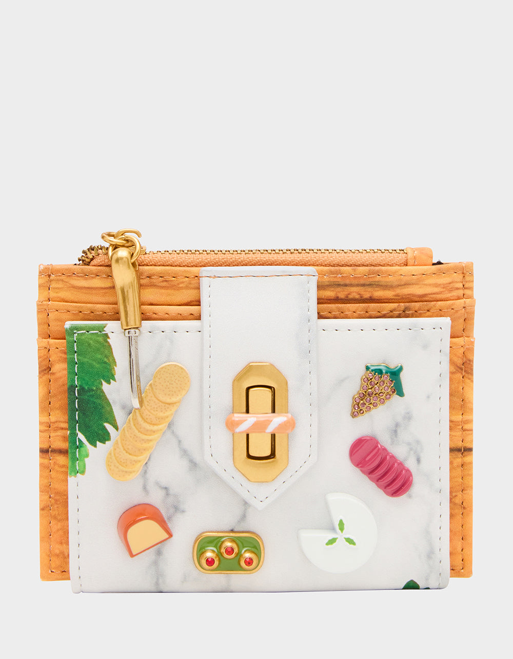 Betsey Johnson Trending | CHAR-CUTE-ERIE FOODIE BUNDLE Women's Charcuterie Wallet and Wallet on Chain Set