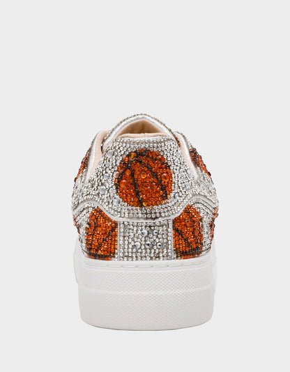 Betsey Johnson Trending | THE SLAM DUNK BUNDLE Women's Rhinestone Basketball Sneaker and Wallet Set