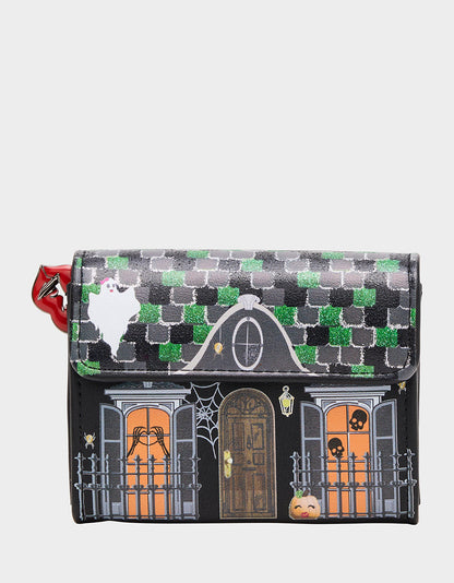 Betsey Johnson Trending | FOREVER HOME WALLET BLACK/MULTI Women's Halloween-Themed Wallet