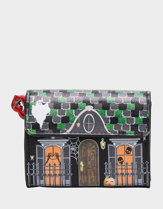 Betsey Johnson Trending | FOREVER HOME WALLET BLACK/MULTI Women's Halloween-Themed Wallet